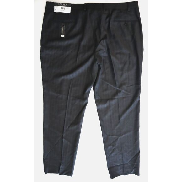 Lauren Ralph Lauren Sz 40x30 Charcoal/Brown Edgewood Classic Fit Suit Pants - Picture 2 of 12